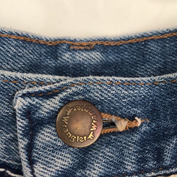 Vintage Wrangler cut off Jean shorts USA - Picture 5 of 5